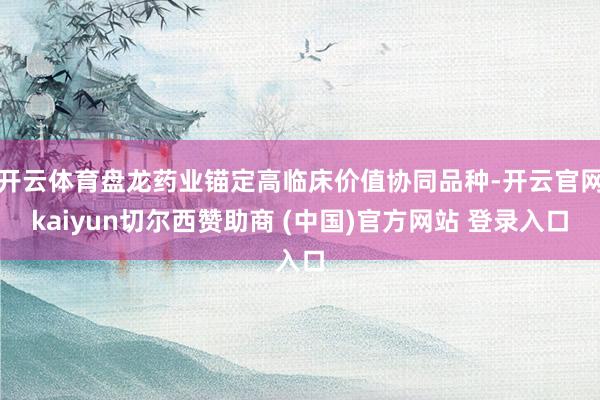 开云体育盘龙药业锚定高临床价值协同品种-开云官网kaiyun切尔西赞助商 (中国)官方网站 登录入口