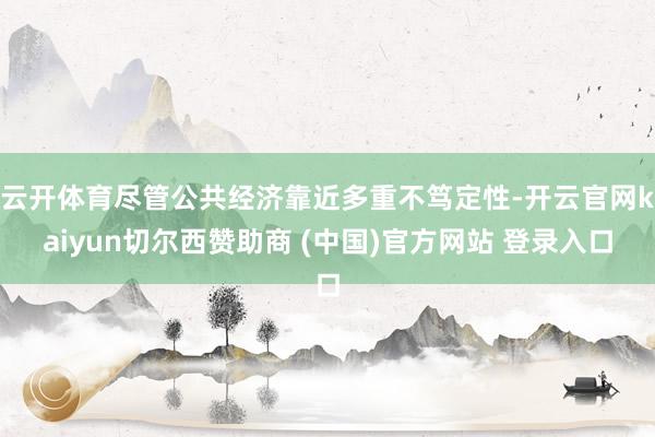云开体育尽管公共经济靠近多重不笃定性-开云官网kaiyun切尔西赞助商 (中国)官方网站 登录入口